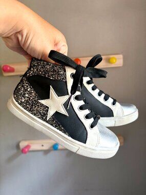 Thereabouts Parker Sparkly Star High Top Sneakers